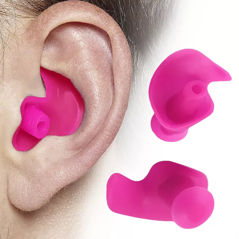 Bouchons d’Oreille en Silicone Imperméables pour la Natation